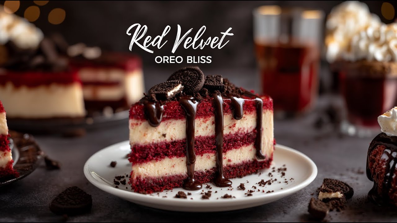 Heavenly Red Velvet Oreo Cheesecake Recipe | Rich, Creamy & Perfect for Holidays