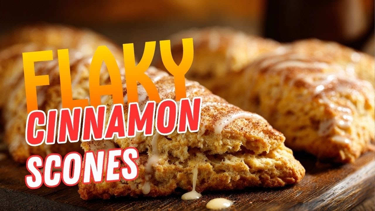 Cinnamon Scones Recipe | Flaky, Buttery & Perfectly Spiced