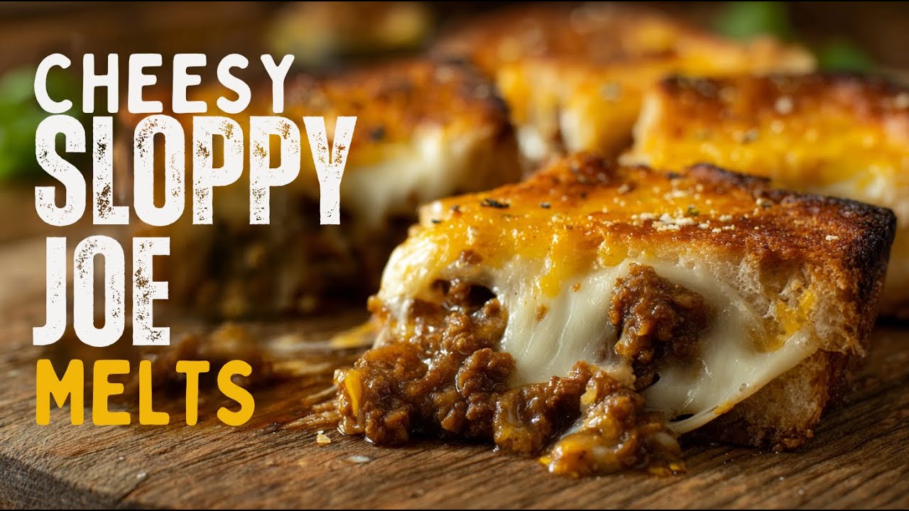 Cheesy Garlic Bread Sloppy Joe Melts | Easy 30-Minute Comfort Food