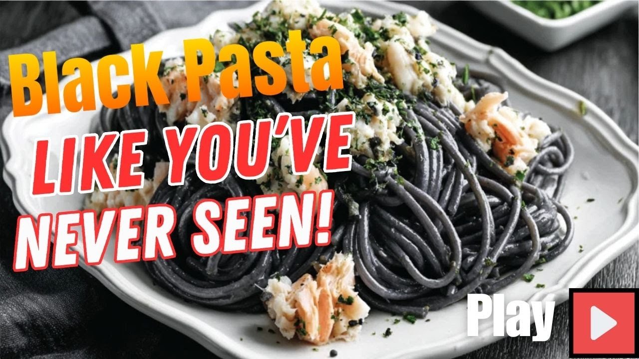 How to Make Squid Ink Pasta | Elegant & Easy Seafood Pasta Recipe Everyone Will Love