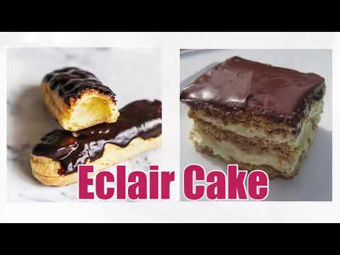 Eclair Cake | No Bake Creamy & Decadent Dessert - Perfect Holiday Dessert