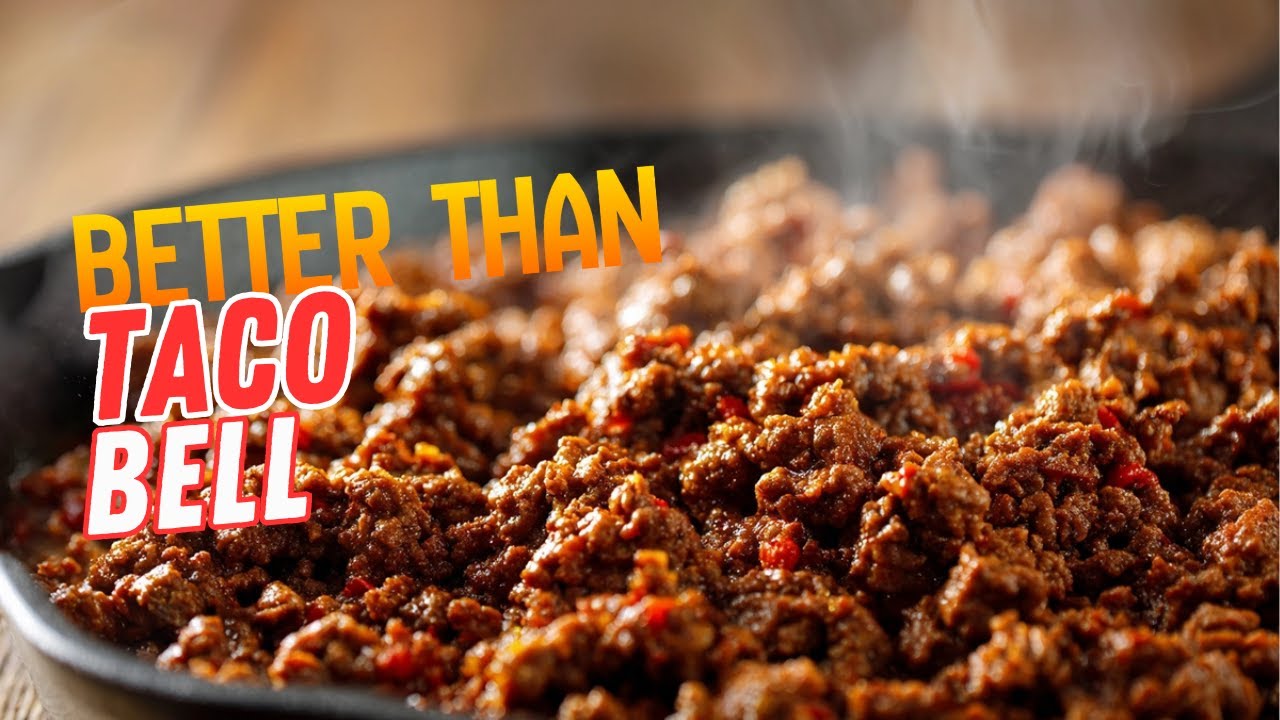 Copycat Taco Bell Meat | Easy Homemade Seasoned Beef Recipe