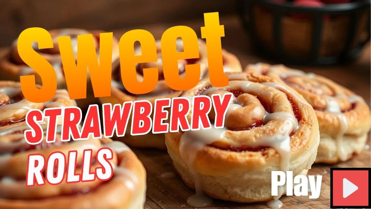 Homemade Strawberry Cinnamon Rolls | Soft, Sweet & Perfect for Brunch
