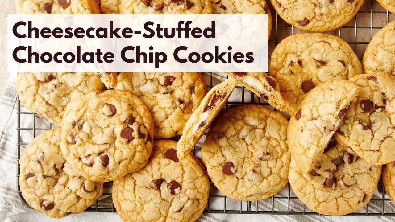 Cheesecake Stuffed Chocolate Chip Cookies