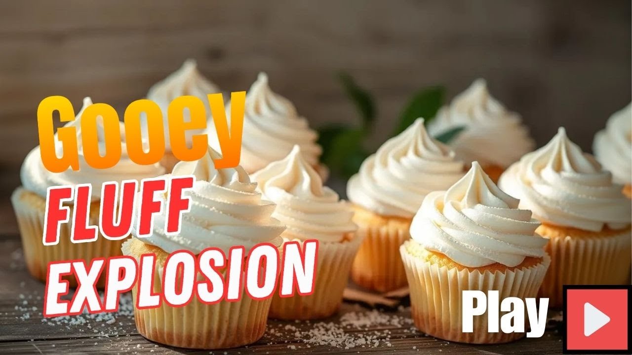 Irresistible Marshmallow Fluff Cupcakes – Gooey, Fluffy, and Impossible to Resist! #bakingtutorial