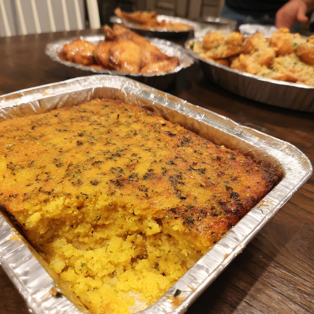 Cornbread Dressing with Chicken