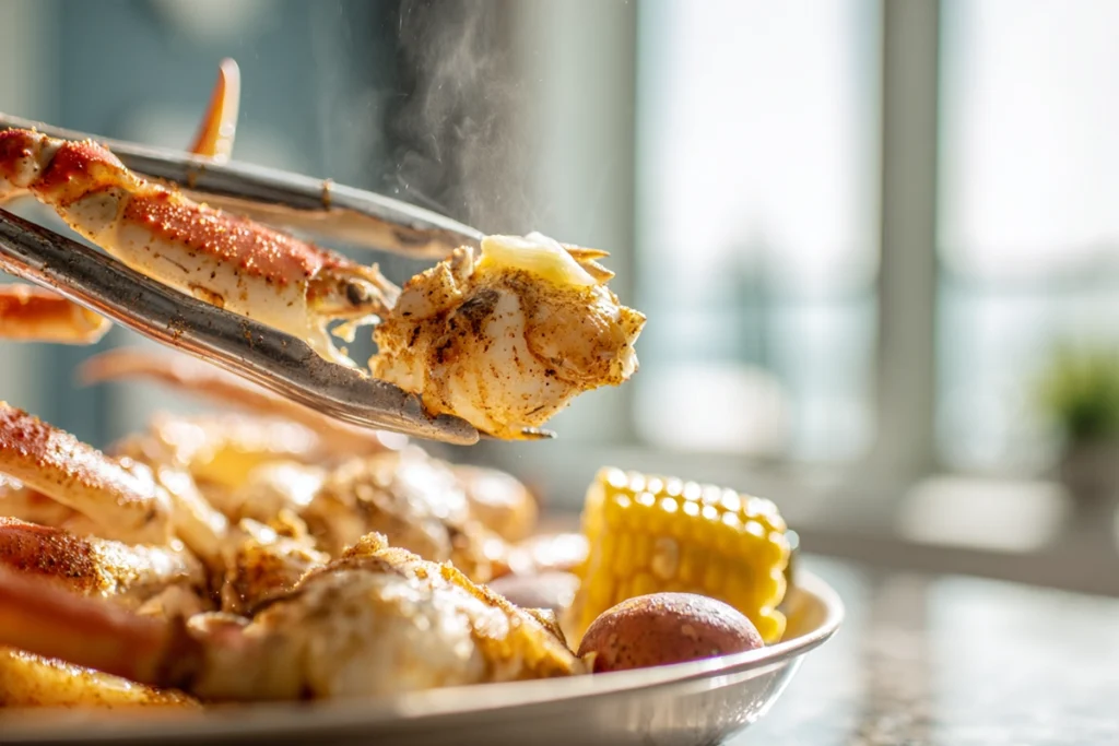 Seafood Boil Seasoning: How to Make the Ultimate Homemade Blend 5 Seafood Boil Seasoning Serving the Boil
