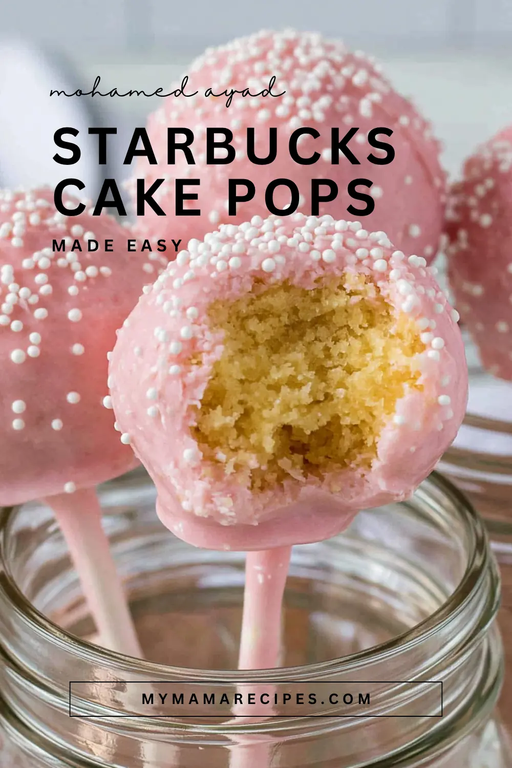 Starbucks Cake Pop Recipe That Tastes Like the Real Thing 11 Starbucks cake pop recipe with pink candy shell and white sprinkles