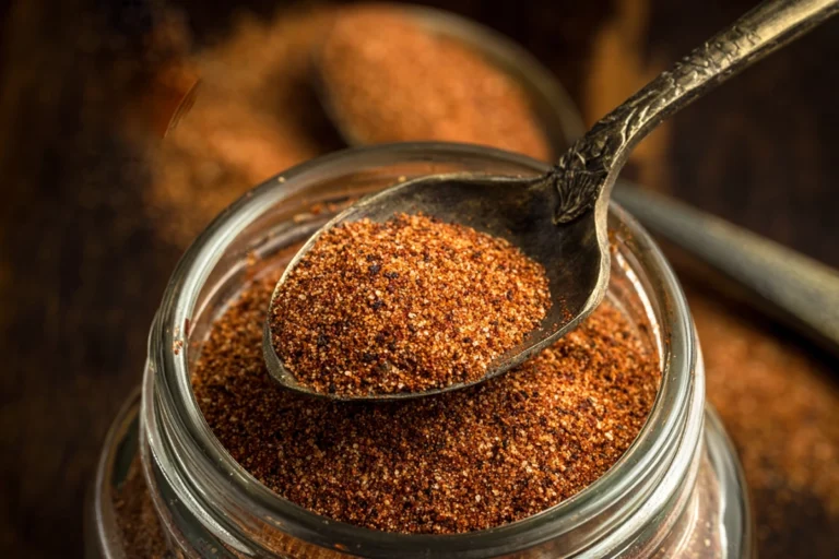 Chipotle steak seasoning on grilled steak with smoky crust