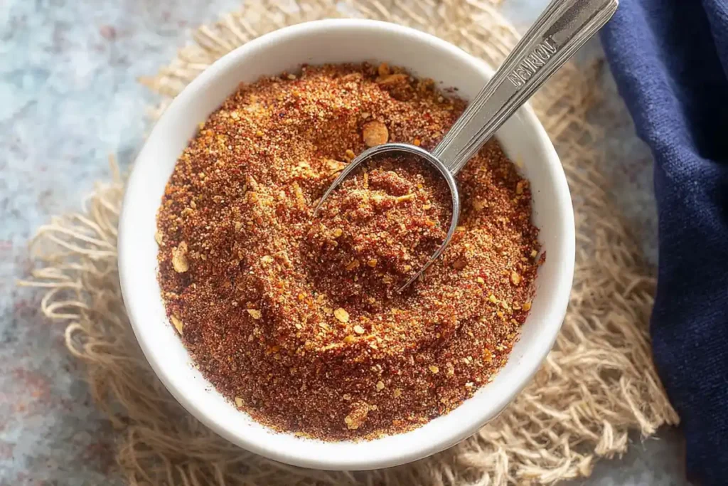 Seafood Boil Seasoning for a Big, Flavorful Homemade Boil 14 Measuring spoon filled with Seafood Boil Seasoning for a seafood boil