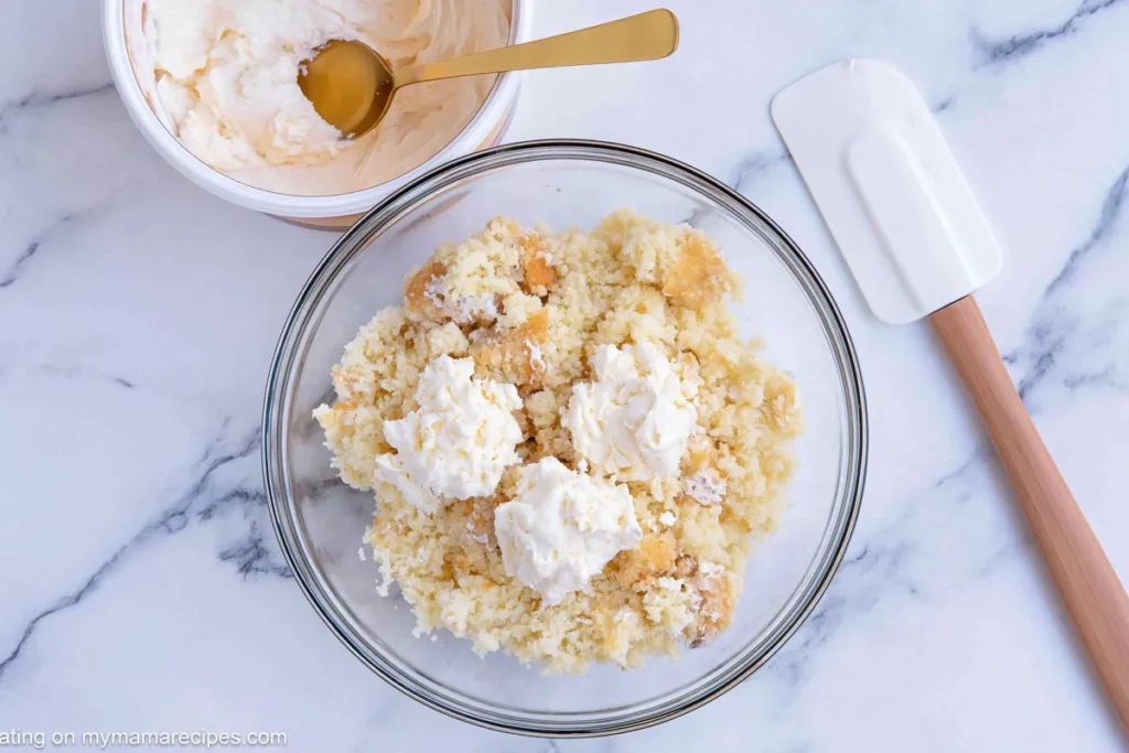 Starbucks Cake Pop Recipe That Tastes Like the Real Thing 14 Vanilla frosting mixed into cake crumbs for Starbucks cake pops