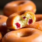 Baked Raspberry Donuts