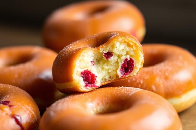 Baked Raspberry Donuts