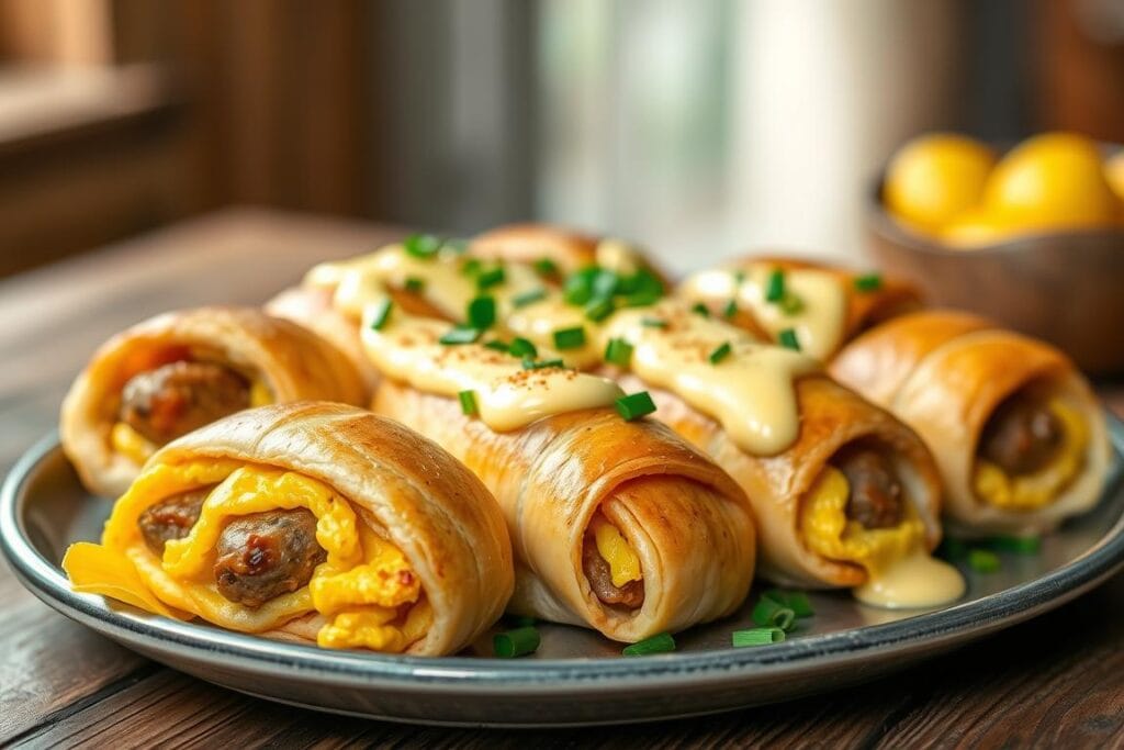 Breakfast Roll-Ups Platter Breakfast Roll-Ups Platter