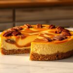 Butterscotch Pecan Cheesecake