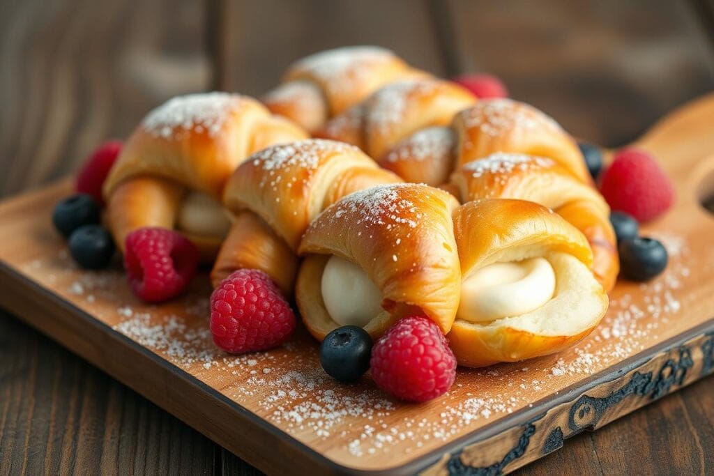 Cheesecake Crescent Rolls Presentation