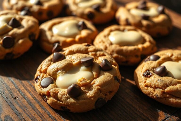 Cheesecake-Filled Chocolate Chip Cookies