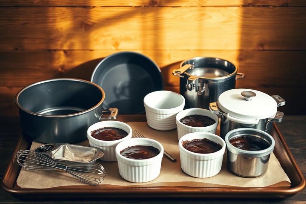 Chocolate Lava Cake Baking Equipment Chocolate Lava Cake Baking Equipment