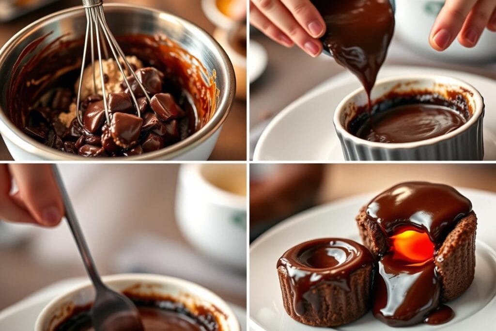 Chocolate Lava Cake Preparation Steps Chocolate Lava Cake Preparation Steps