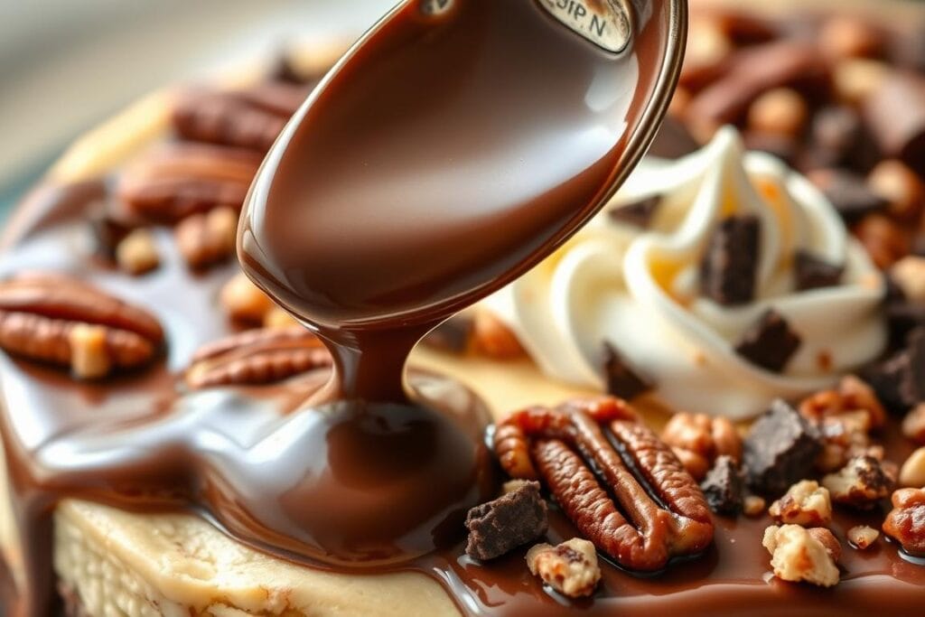 Chocolate Turtle Cheesecake Toppings Chocolate Turtle Cheesecake Toppings