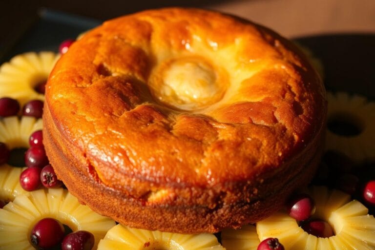 Cranberry Pineapple Upside-Down Cake