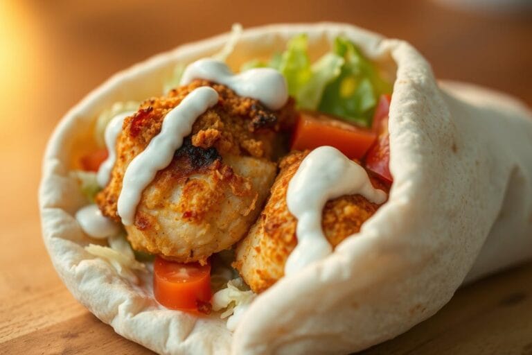 Crispy Chicken Ranch Snack Wrap