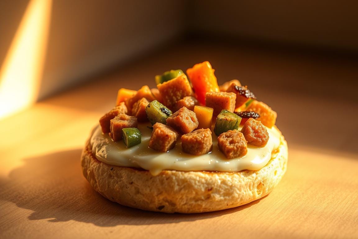 English Muffin Breakfast Pizza
