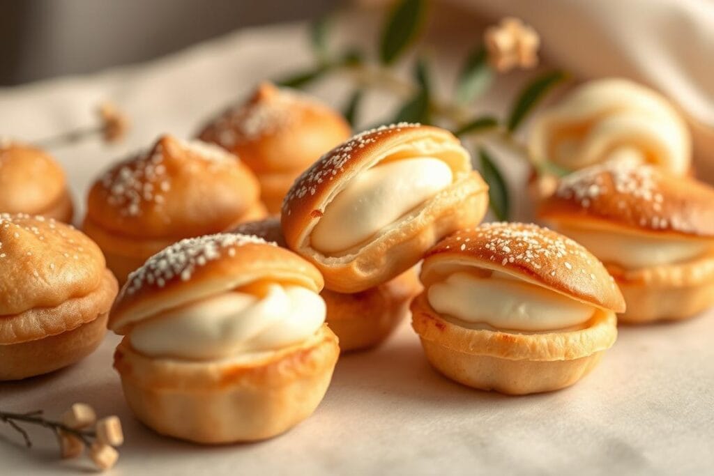 Healthy cream filled pastries with dietary modifications Healthy cream filled pastries with dietary modifications