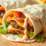 Homemade Big Mac Wraps With Special Sauce