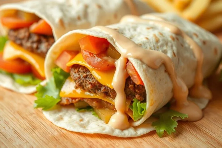 Homemade Big Mac Wraps With Special Sauce