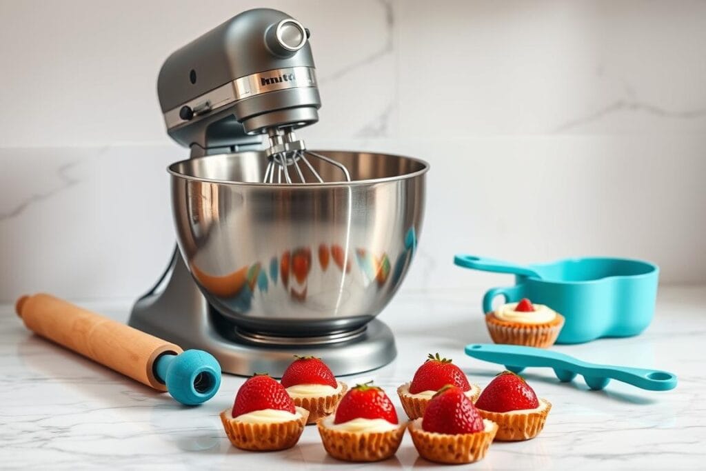 Kitchen Tools for Strawberry Cheesecake Bites Kitchen Tools for Strawberry Cheesecake Bites