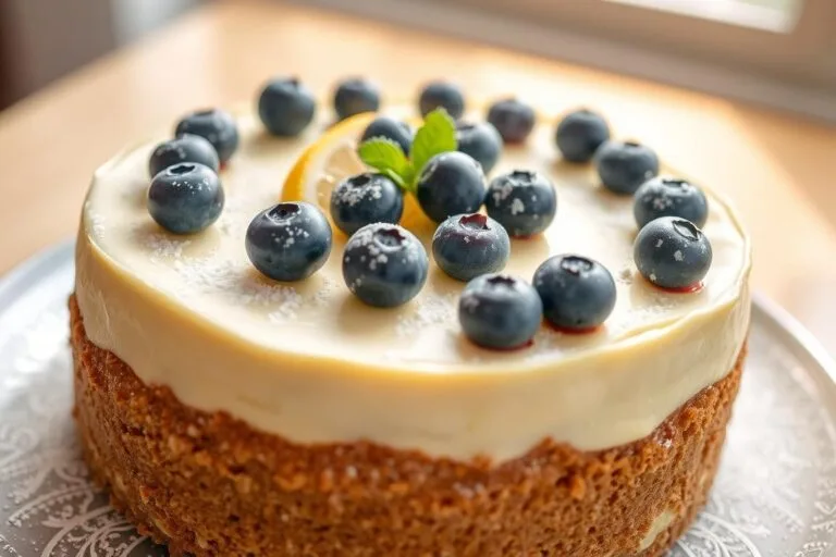 Lemon Blueberry Cheesecake Cake