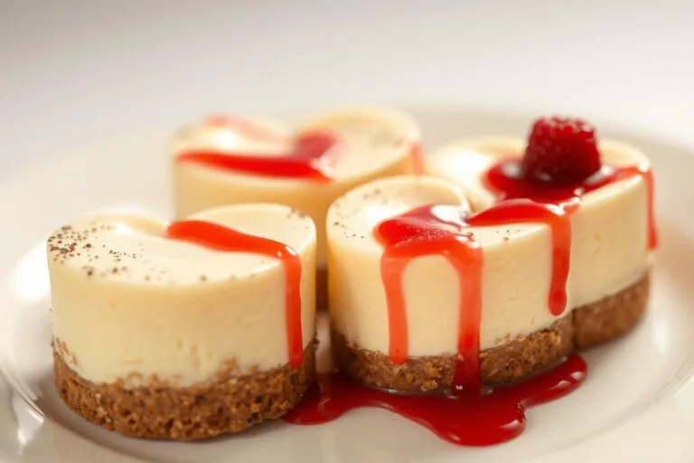 Mini Cheesecake Hearts