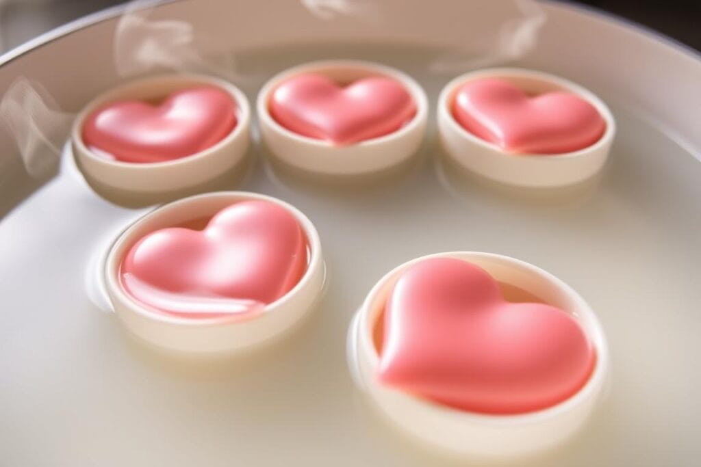 Mini Cheesecake Hearts Baking Technique Mini Cheesecake Hearts Baking Technique