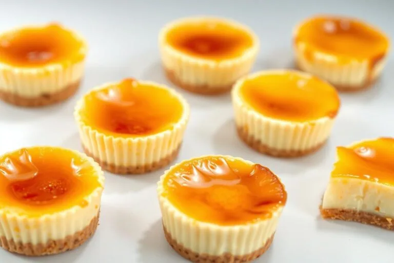 Mini Crème Brûlée Cheesecakes