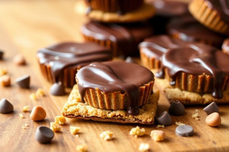 No-Bake Buckeye Graham Crackers
