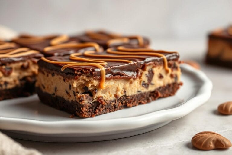 Peanut Butter Chocolate Cheesecake Bars