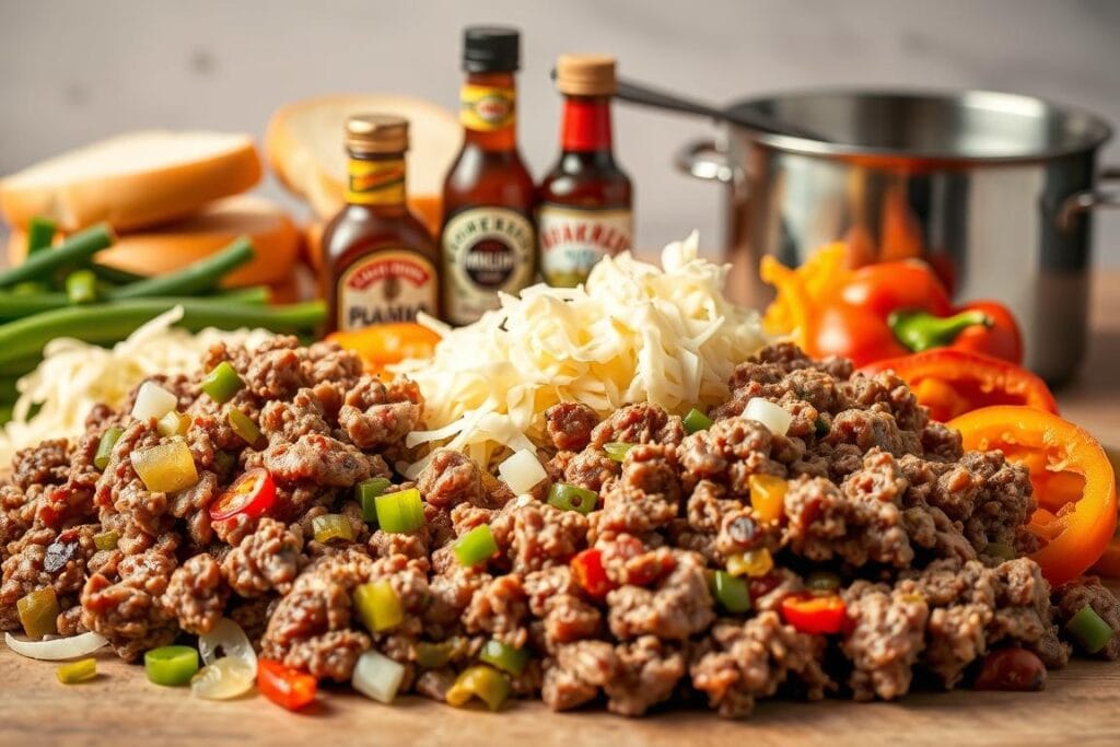 Philly Cheese Steak Sloppy Joes Ingredients Philly Cheese Steak Sloppy Joes Ingredients
