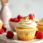 Pistachio Raspberry Cheesecake Cupcakes