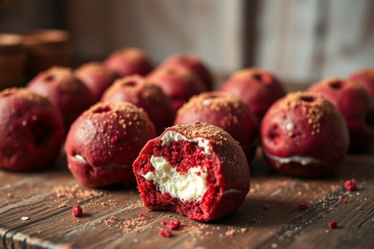 Red Velvet Cheesecake Balls