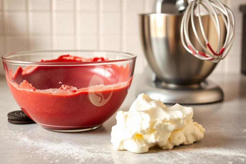 Red Velvet Filling Preparation Red Velvet Filling Preparation