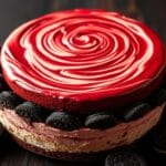 Red Velvet Oreo Cheesecake