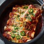 Slow Cooker Beef Enchiladas