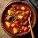 Slow Cooker Ground Beef Stew