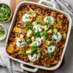 Slow Cooker Taco Casserole