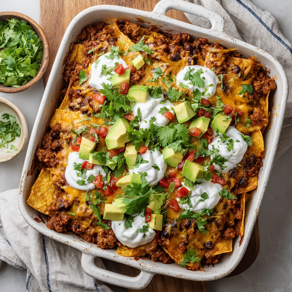 Slow Cooker Taco Casserole
