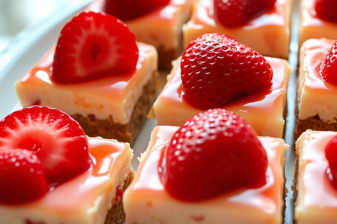 Strawberry Cheesecake Bites