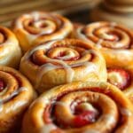 Strawberry Cheesecake Cinnabon Rolls