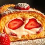 Strawberry Cheesecake Stuffed French Toast