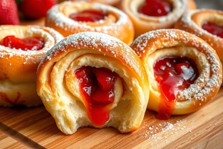 Strawberry Cheesecake Sweet Rolls
